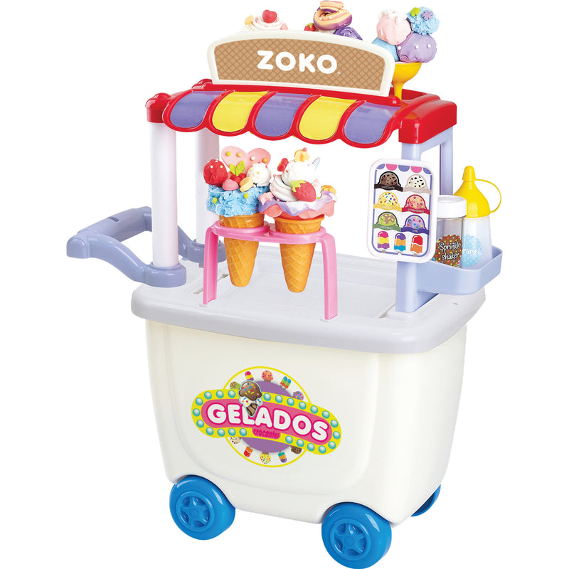 Zoko Plasticinas - Carrinho De Gelados