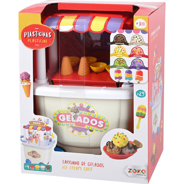 Zoko Plasticinas - Carrinho De Gelados