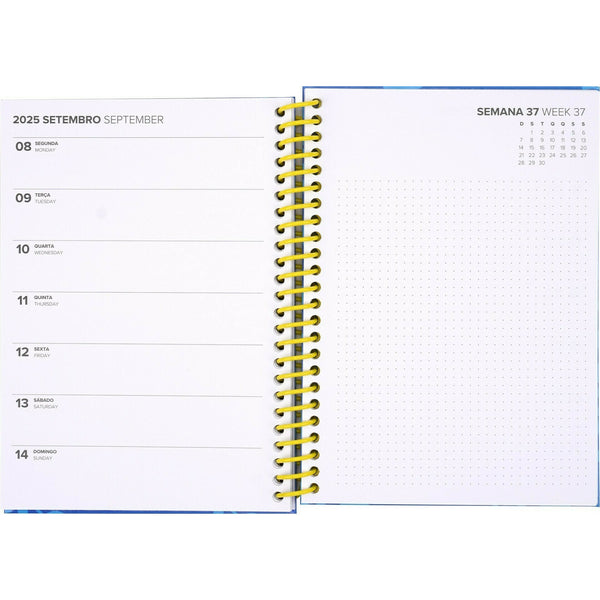 Agenda Esp A5 2025 Semanal Mood Note!