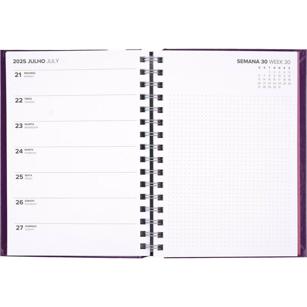 Agenda A5 2025 Semanal Basic Note!