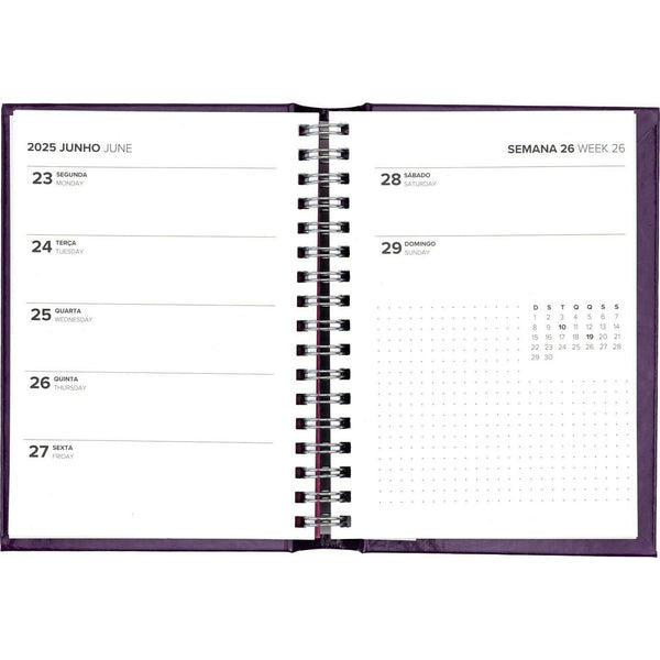 Agenda A6 2025 Semanal Basic Note!