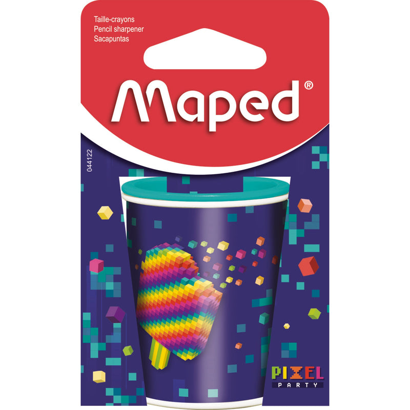 Apara Lápis Duplo Lata Pixel Party Maped