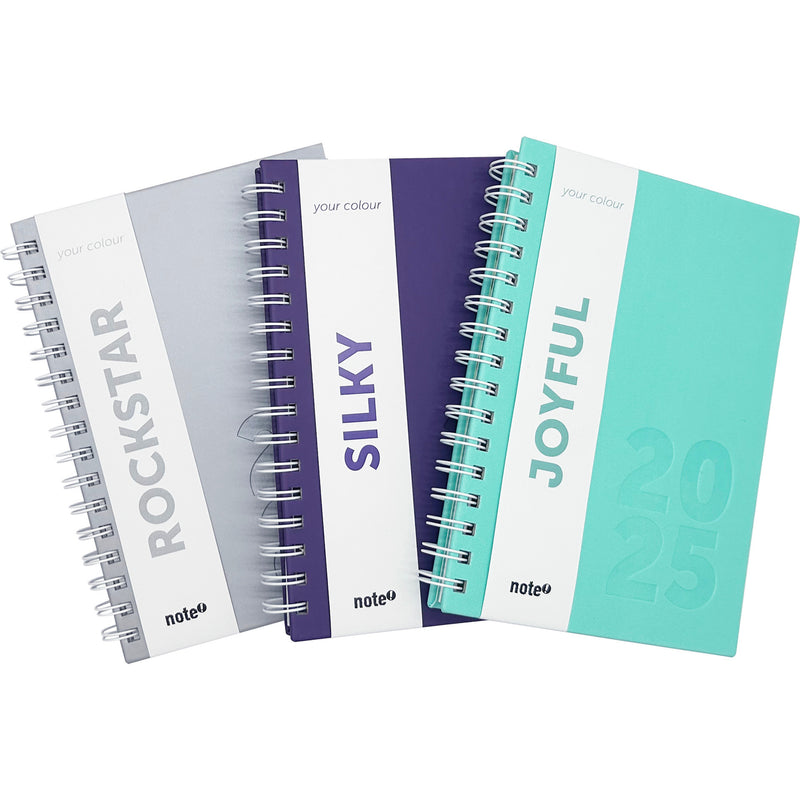 Agenda A5 2025 Semanal Your Colour Silky Note!