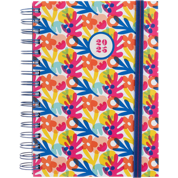 Agenda A5 2025 Espiral Semanal 16 Meses Doodle Note!