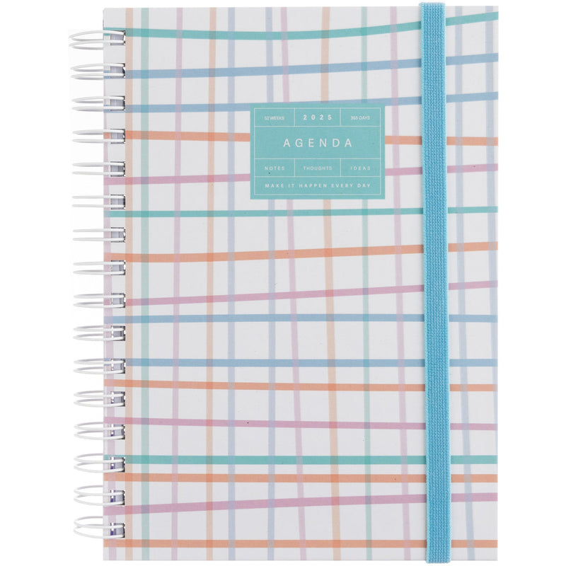 Agenda A5 2025 Espiral Sem Stripes Note!