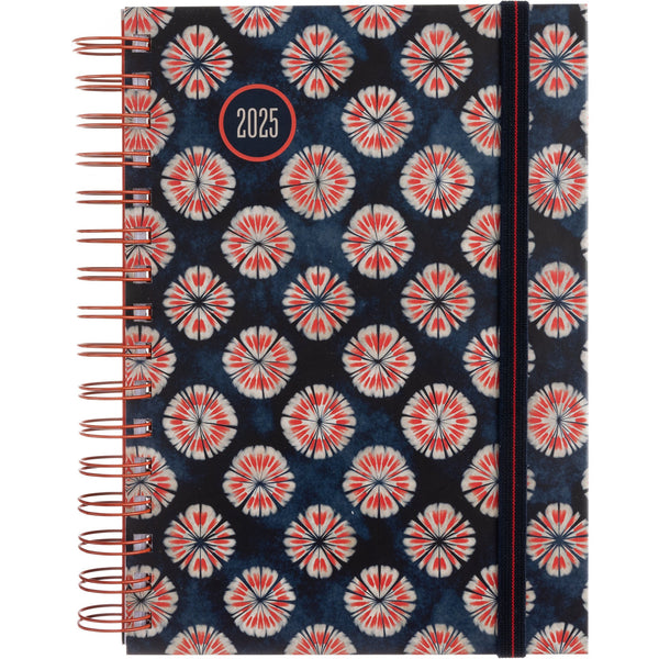 Agenda A5 2025 Espiral Semanal Coral Note!