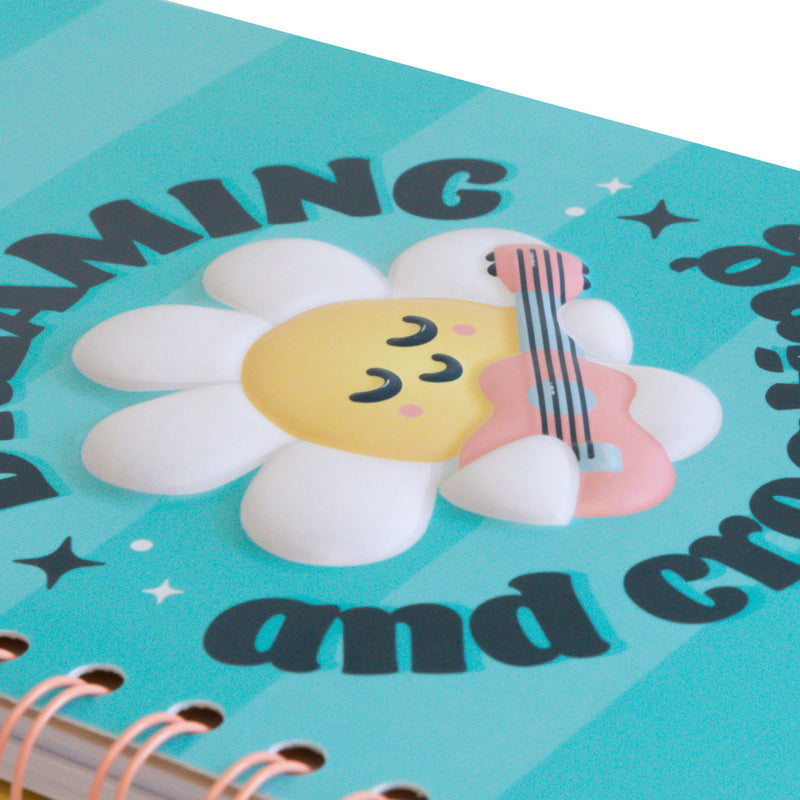 Caderno A5 - Dreaming, Creating, Shining