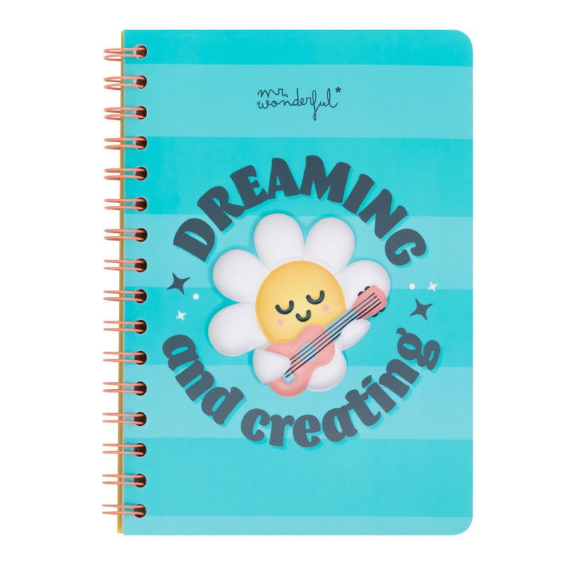 Caderno A5 - Dreaming, Creating, Shining