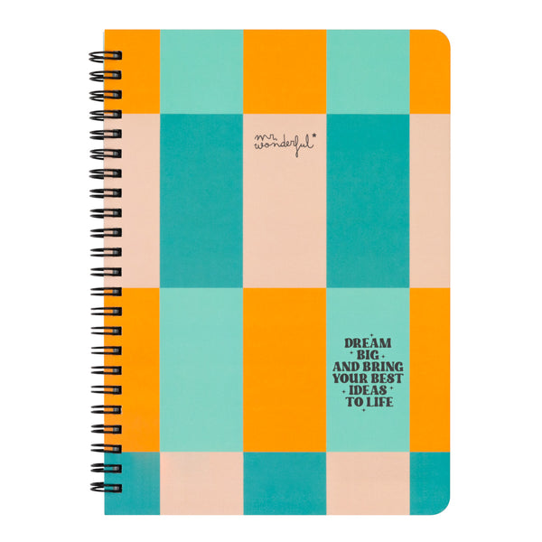 Caderno A5 - Dream Big And Bring Your