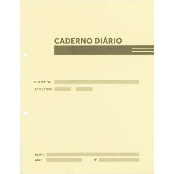 Caderno Diario Preto 40 Folhas Note!