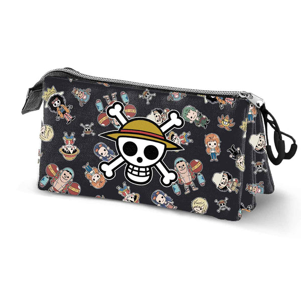 Estojo Triplo - One Piece Skull