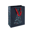 Saco Natal M Floral Holly Note!