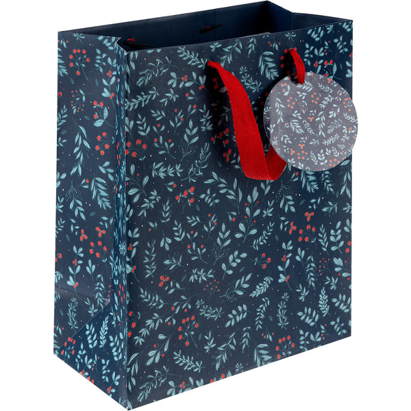 Saco Natal S Floral Holly Note!