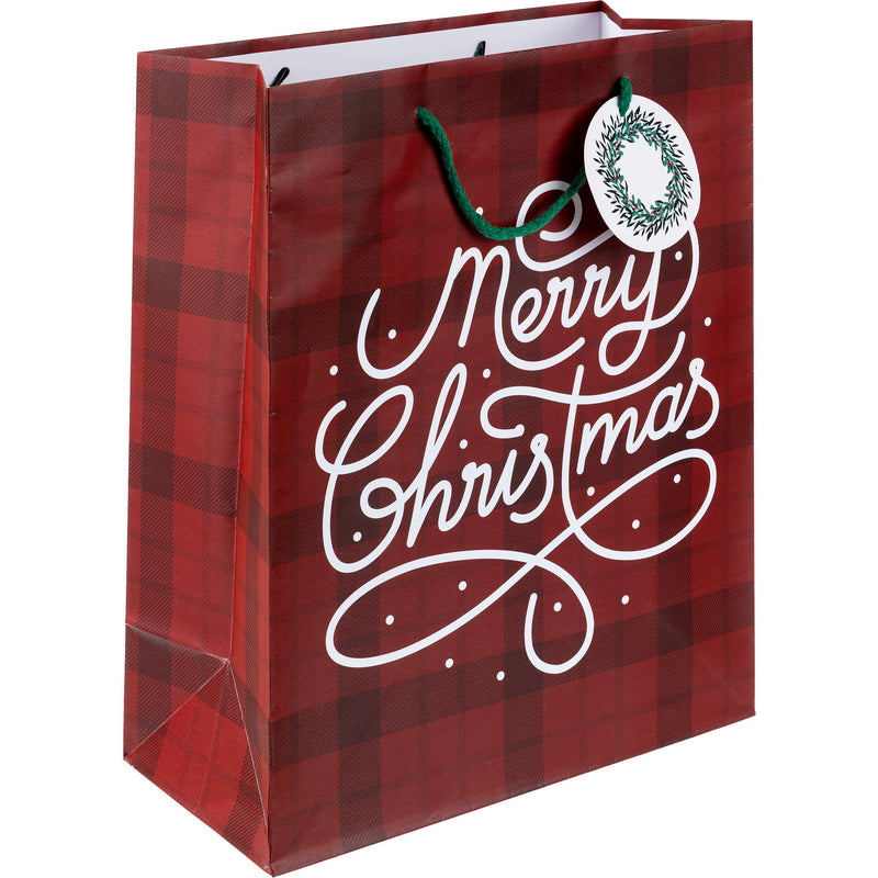 Saco Natal M Rustic Xmas Note!