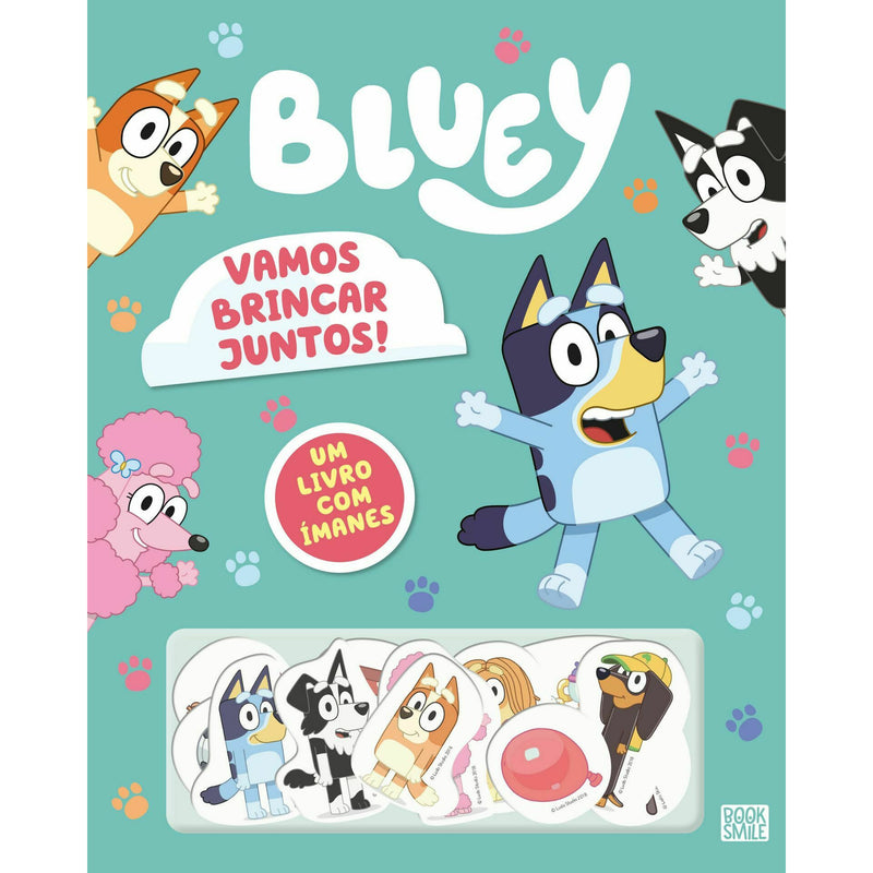 Bluey - Vamos Brincar Juntos : um Livro com Imanes