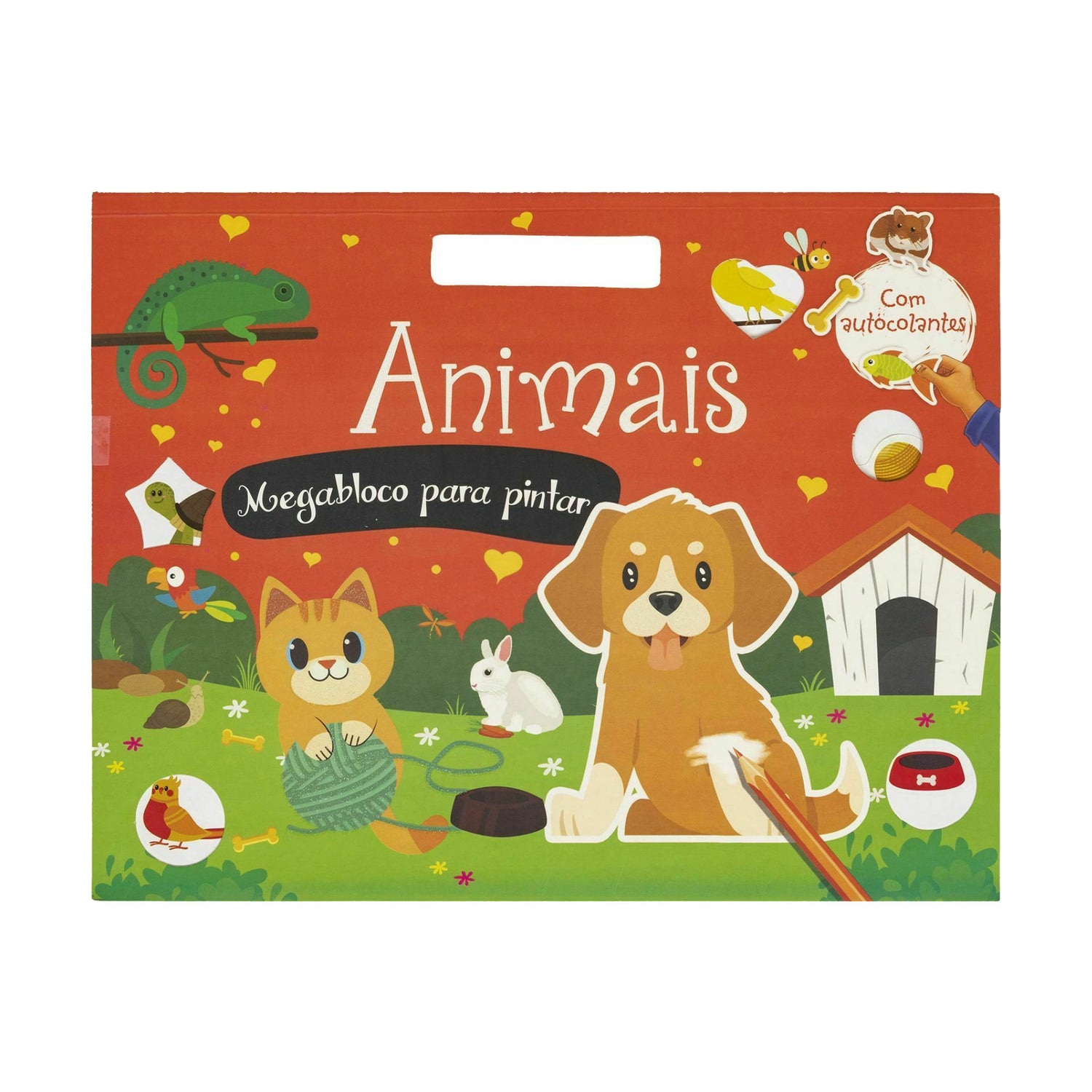 Megabloco para Pintar - Animais