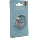 Cabo De Carregamento 3 Em 1 Aqua Sky