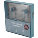 Auriculares Com Fios Aqua Sky