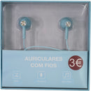 Auriculares Com Fios Aqua Sky