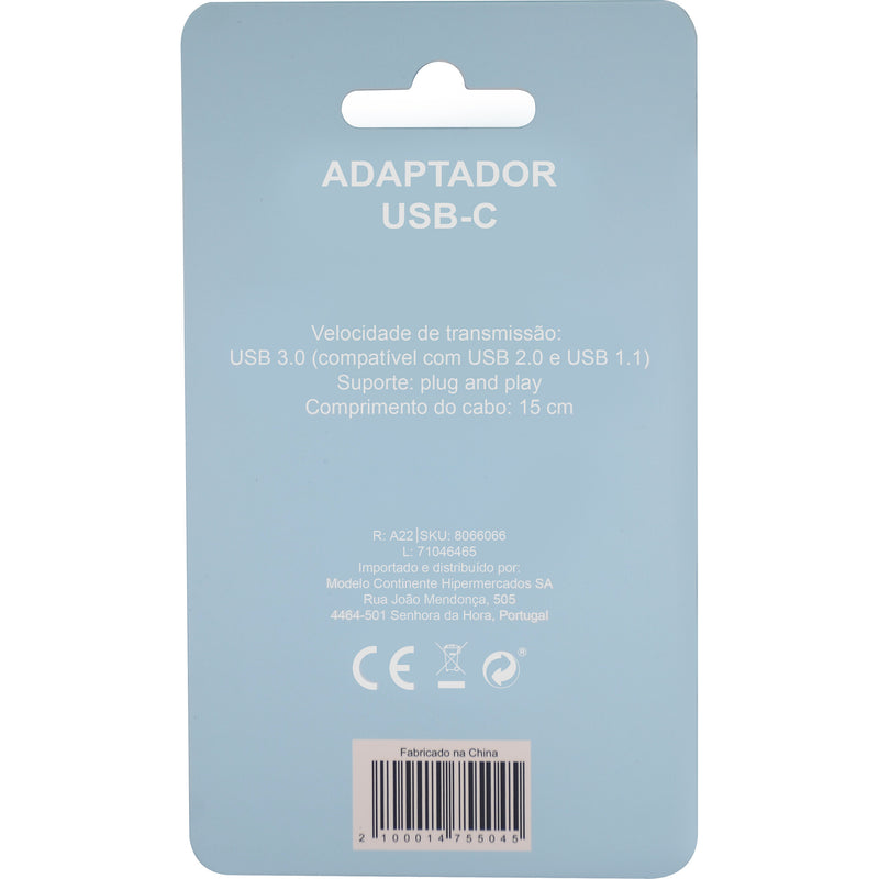 Adaptador Usb-C Aqua Sky