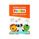 Panda-Escreve e Apaga:Caixa com 4 Minilivros e Oferta de Caneta Especial de Zero A Oito