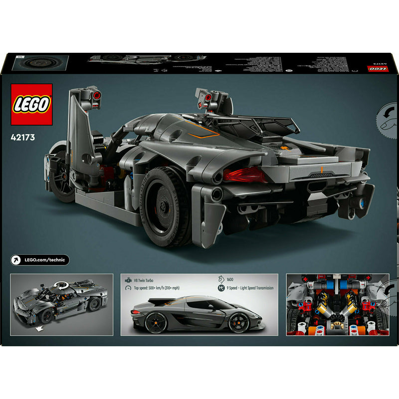 Hipercarro Cinzento Koenigsegg Lego-Technic