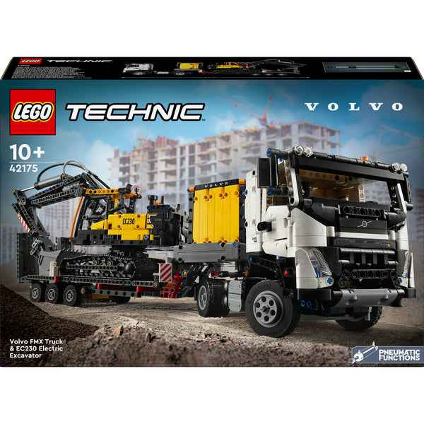 Camião Volvo FMX e Escavadora Elétrica
