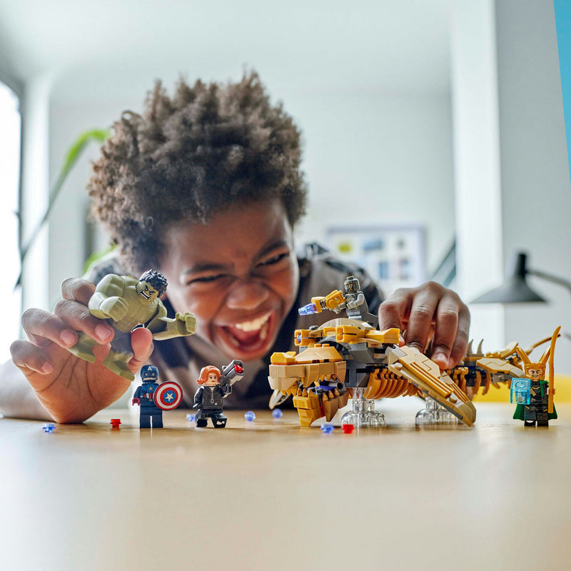 Os Vingadores Vs. Leviathan Lego