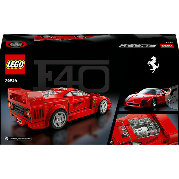 Supercarro Ferrari F40 Lego-Speed