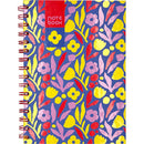 Caderno Espiral A5 Capa Dura Liso 96F Flower Note!