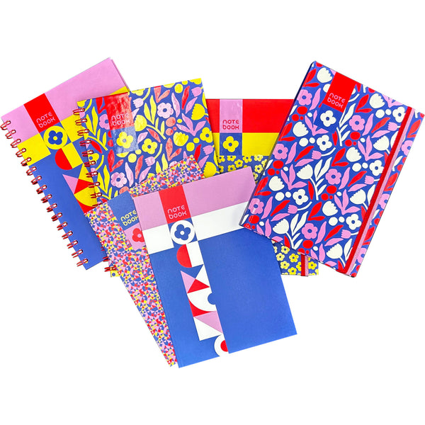 Caderno Espiral A5 Capa Dura Liso 96F Flower Note!