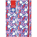 Caderno Espiral A5 Capa Dura Liso 96F com Elast Flower