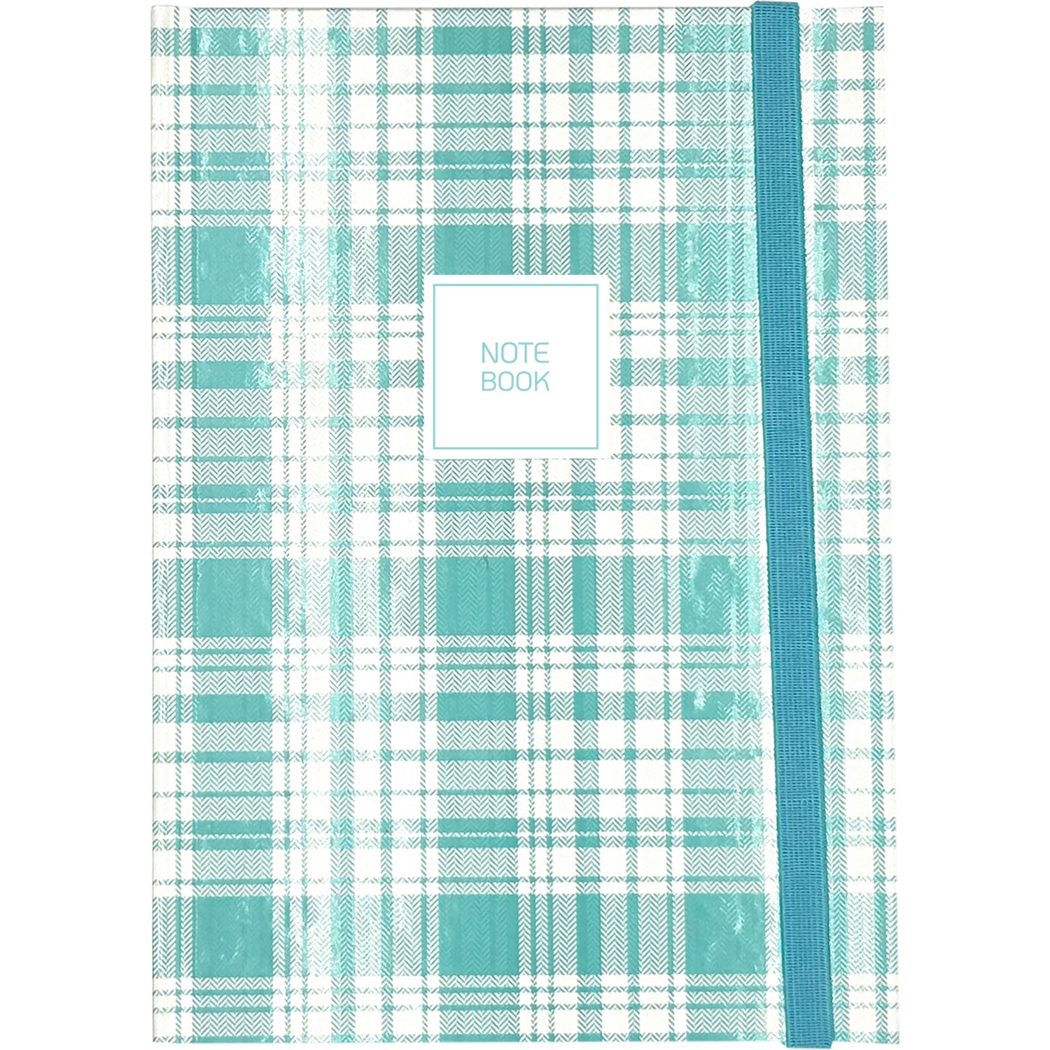 Caderno Espiral A5 Capa Dura Liso 96F com Elástico Square
