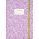 Caderno Espiral A5 Capa Dura Liso 96F com Elástico Bloom