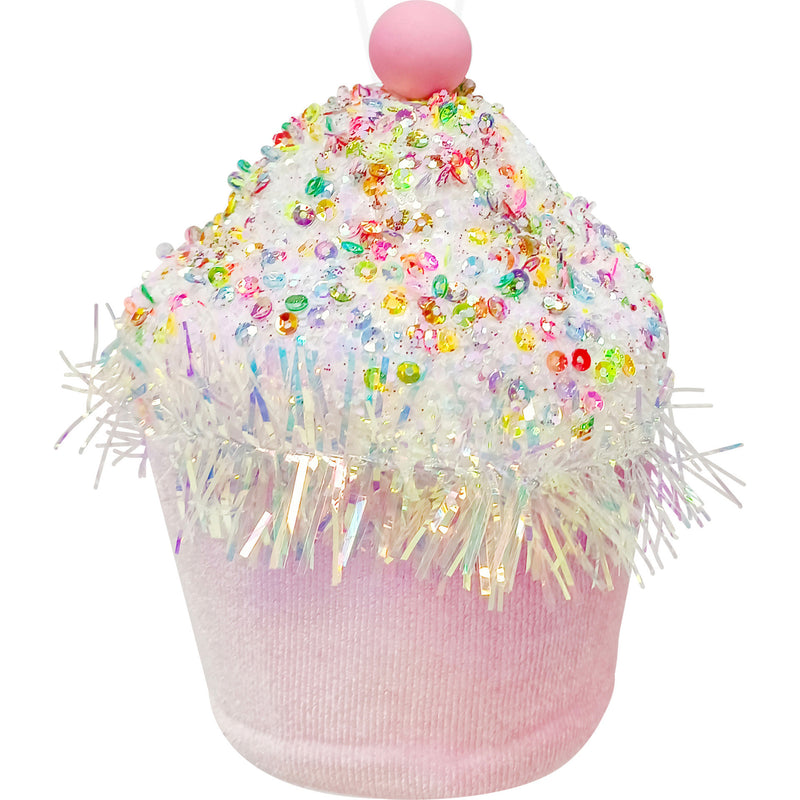 Conjunto 2 Ornamentos Cupcake E Donut