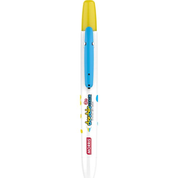 Marcador fluo JustClick MRH-106 amarelo e azul