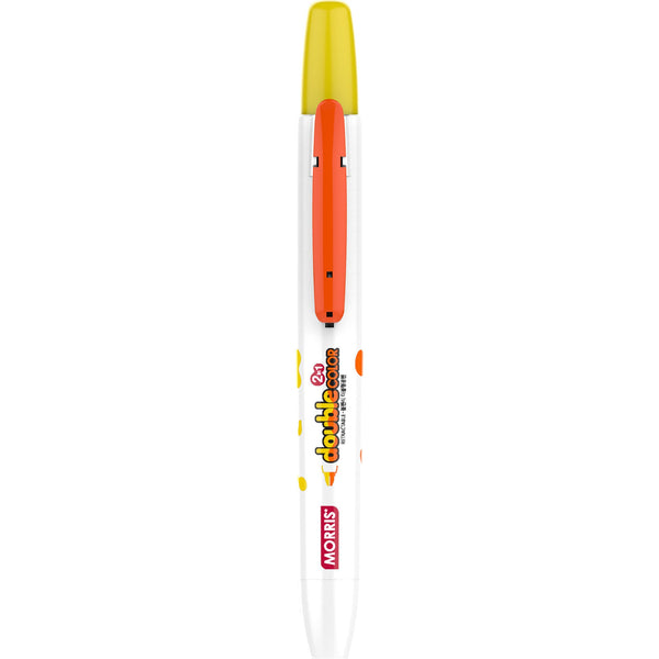 Marcador fluo JustClick MRH-106 amarelo e laranja