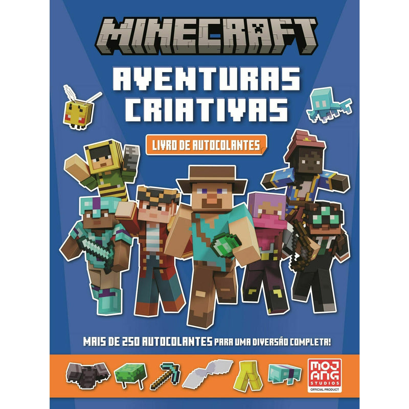 Minecraft: Aventuras Criativas: Livro de Autocolantes de Livro