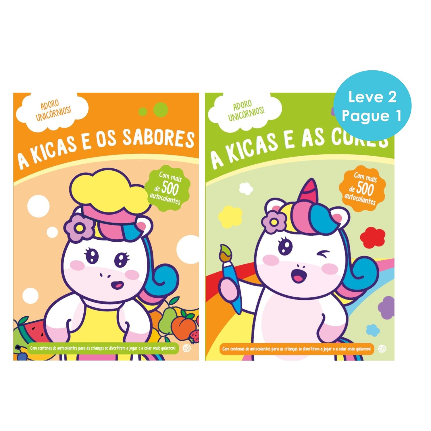 Adoro Unicórnios - A Kicas e os Sabores + A Kicas e as Cores