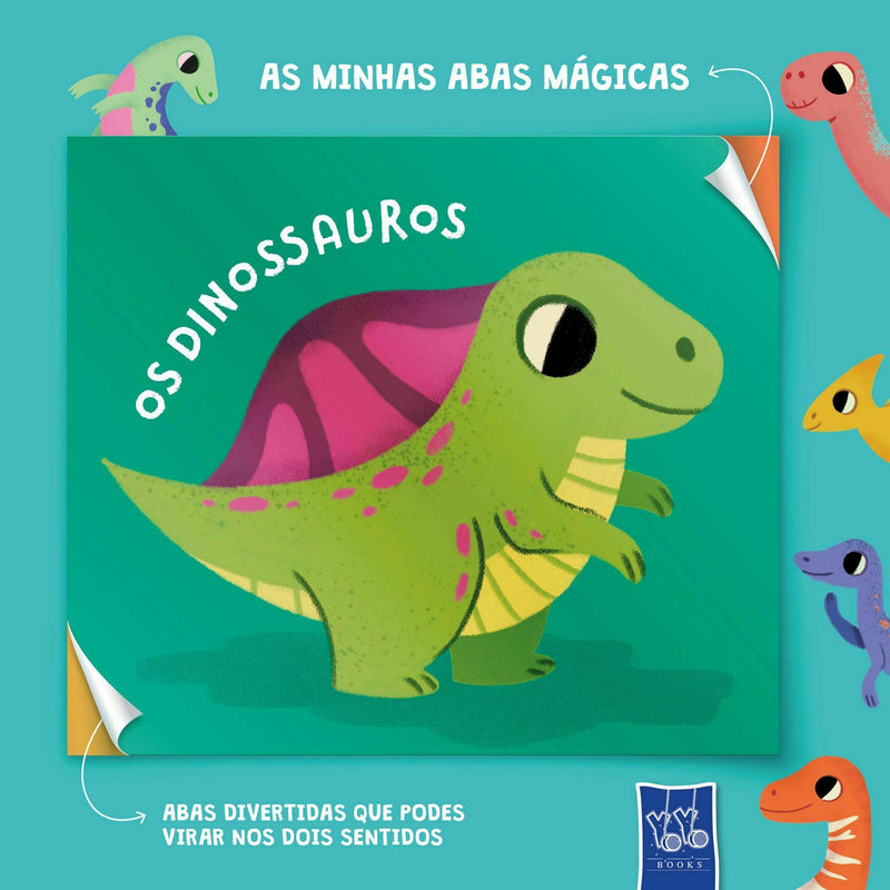 As Minhas Abas Mágicas - Dinossauros de YOYO BOOKS