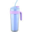 Caneca Happiness Azul e Lilás