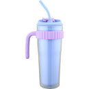 Caneca Happiness Azul e Lilás