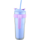 Caneca Happiness Azul e Lilás