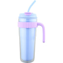 Caneca Happiness Azul e Lilás