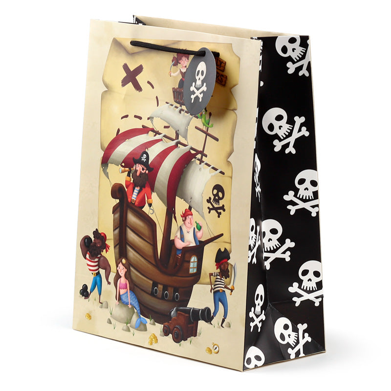 Saco Presente Gd - Pirata Jolly Rogers