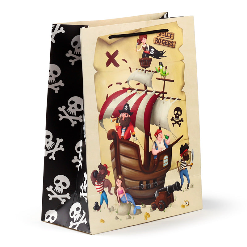 Saco Presente Gd - Pirata Jolly Rogers