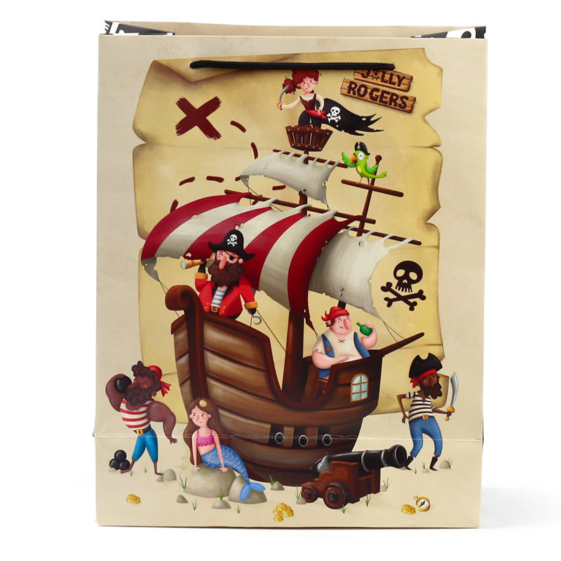 Saco Presente Gd - Pirata Jolly Rogers