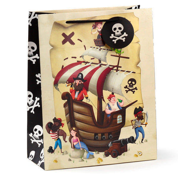 Saco Presente Gd - Pirata Jolly Rogers