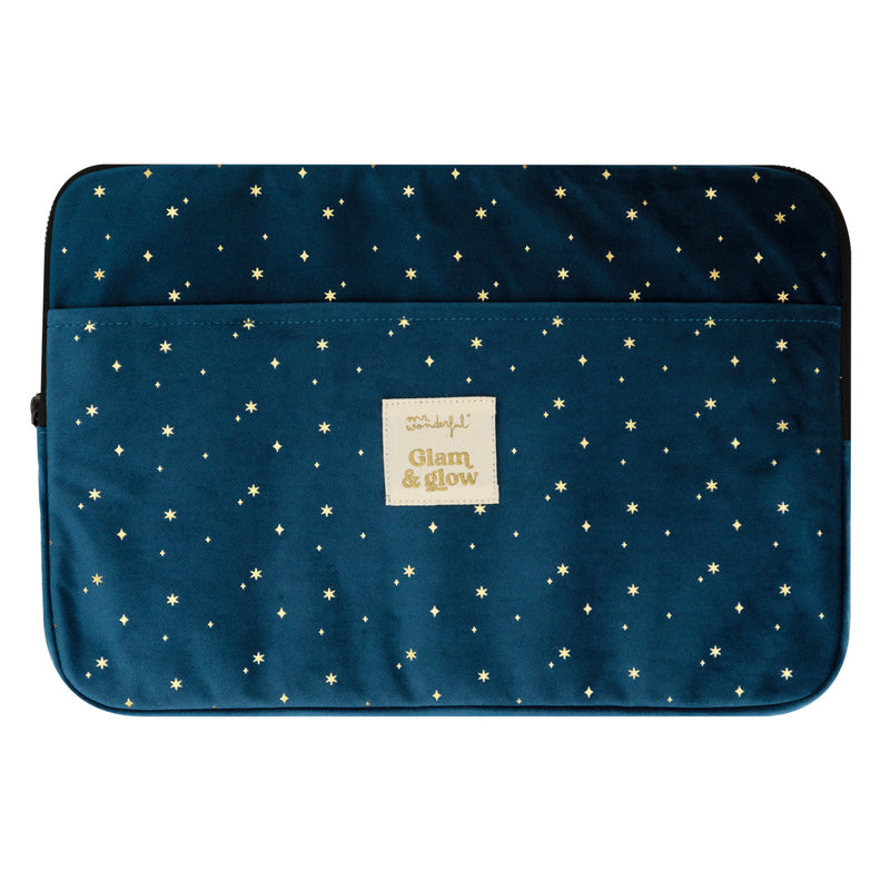 Bolsa P/Pc - Glam&Glow Velvet Blue