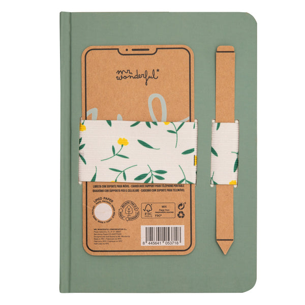 Caderno A5 - Green Ringtones & Notes